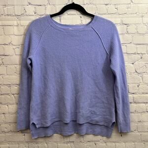 Sundance Women's Purple Cashmere Crew Neck Sweater Size Medium *FLAWED*